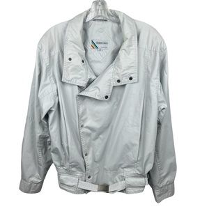 Vintage Members Only By Europe Craft Mens Windbreaker w/belt Pockets Size 42